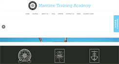 Desktop Screenshot of maritimetrainingacademy.com
